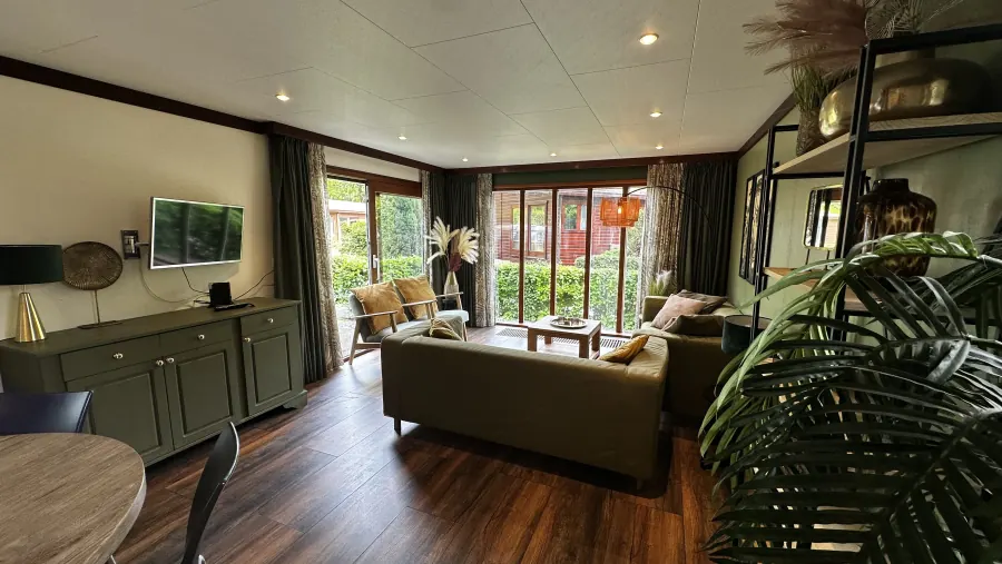 Woonkamer met loungebank